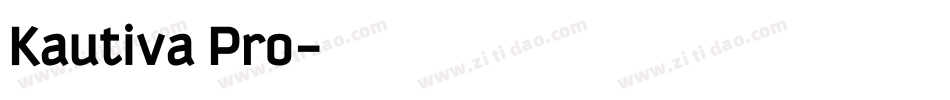 Kautiva Pro字体转换